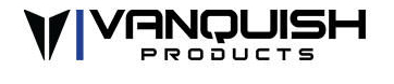 Vanquish Products AR60 Axle Servo Mount Black Anodized
