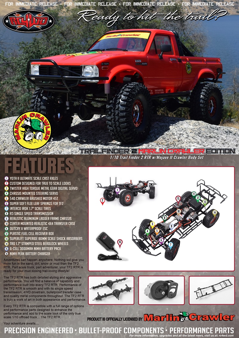 RC4WD K44 Ultimate CNC Scale Detailed FRONT Axle High Clearance Knuckles Z-A0048 