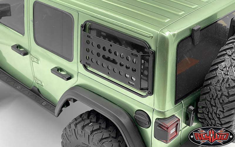 Rc Window Guard RC4WD Steel Rear Window Guard for Axial 1/10 SCX10 III Jeep JLU Wrangler