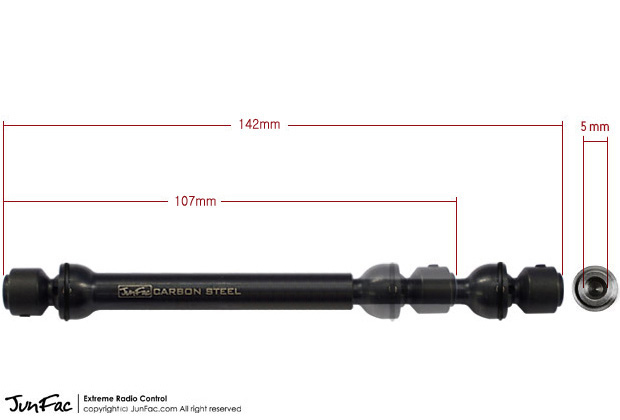 Junfac GS02 Hardened Universal Shaft Set - Gmade GS02 BOM Upgrade Parts