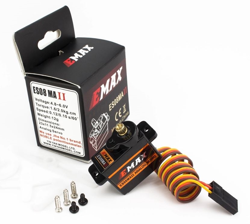 EMAX ES08MAII 12g Mini Metal Gear Servo for SCX24
