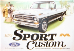 Moebius 1/25 1972 Ford Sport Custom Pickup Plastic Model Kit [1220